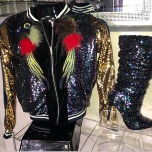 Sequin Jacket